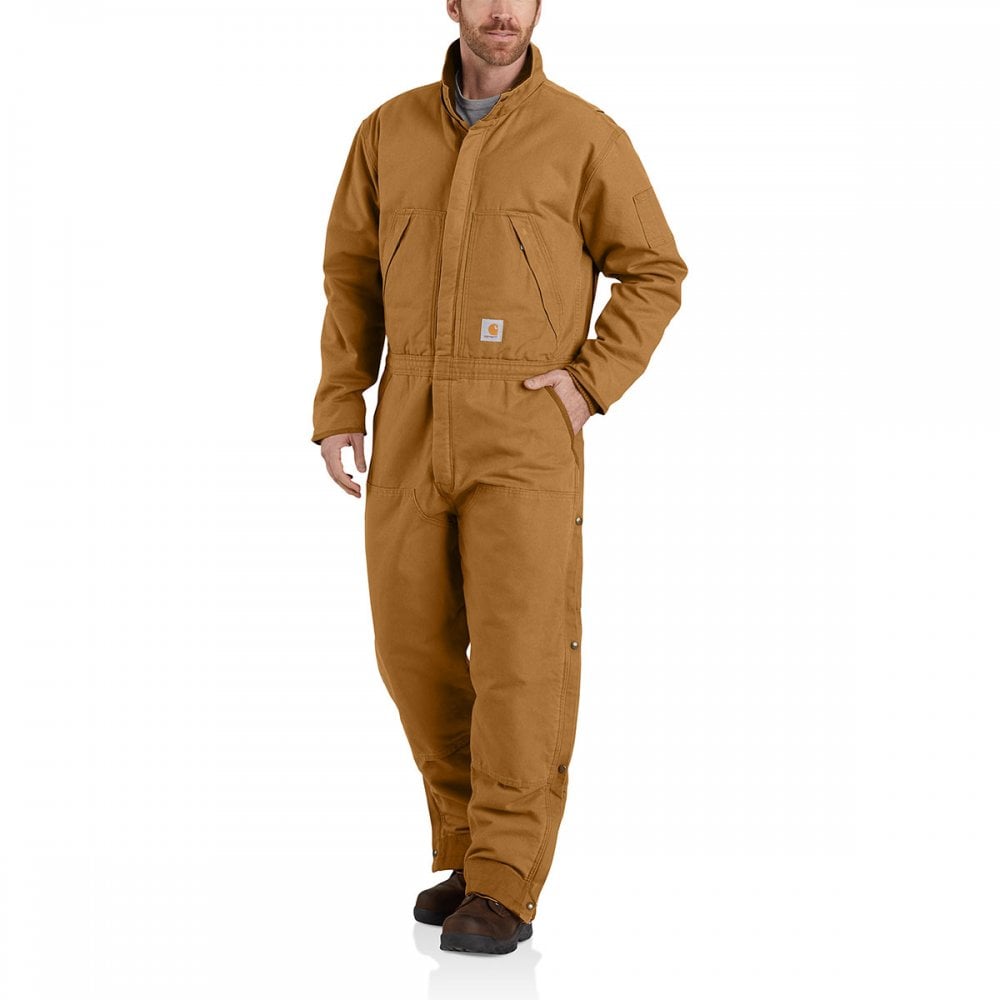 104396 Washed Duck Quilted Insulated Coverall - VERY LOOSE FIT