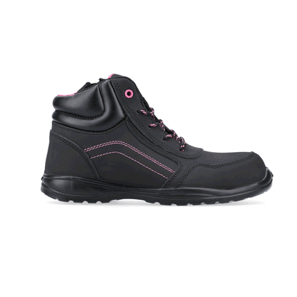 AS601 Lydia Composite Safety Boot With Side Zip