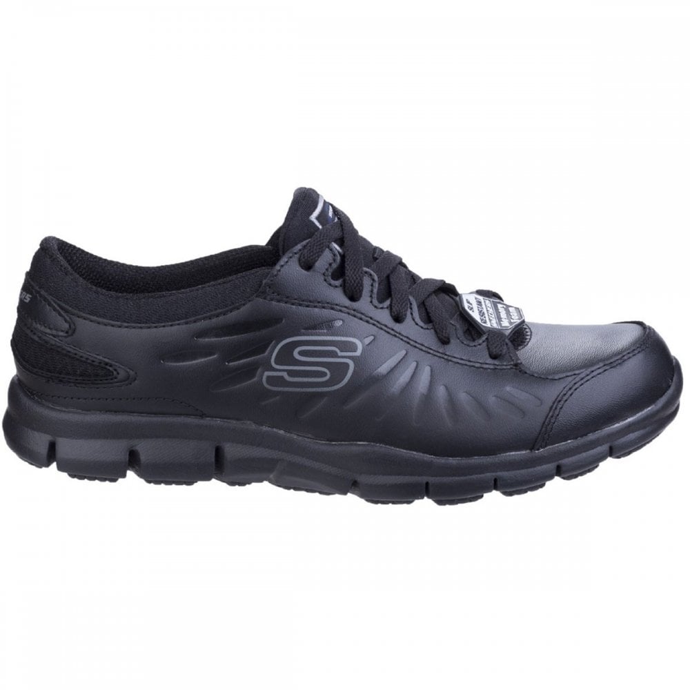 Eldred Slip Resistant Lace Up Work Shoe