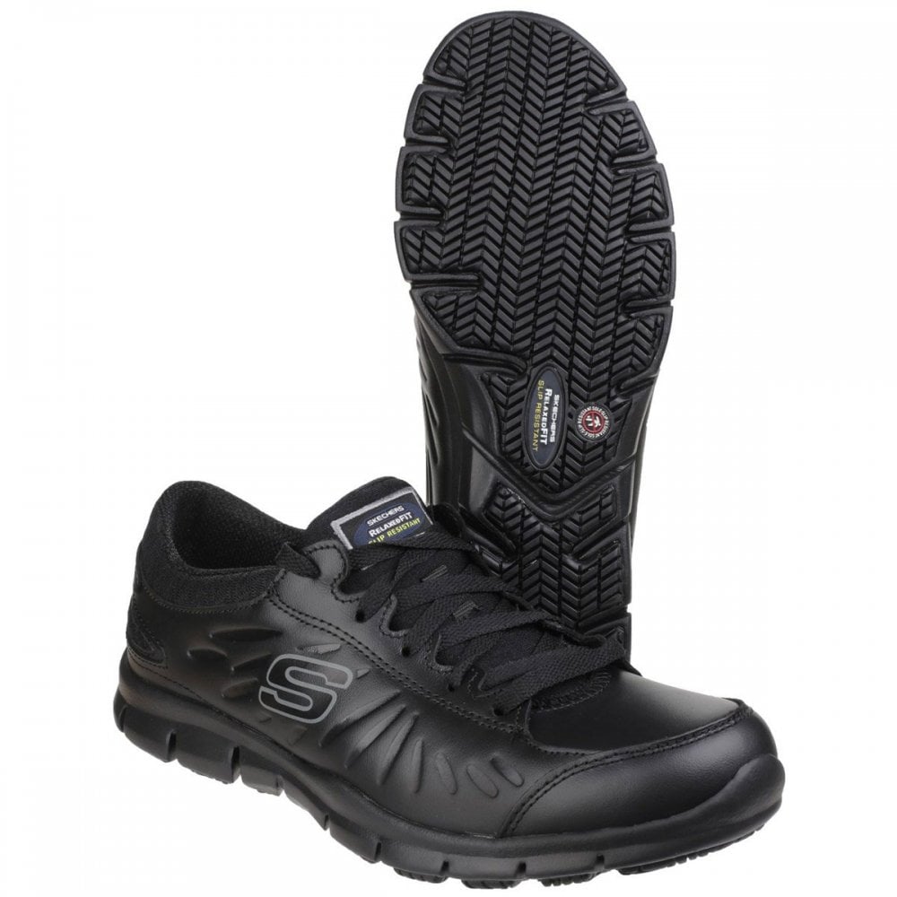 Eldred Slip Resistant Lace Up Work Shoe