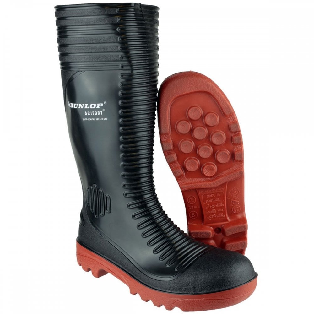 Acifort Ribbed Full Safety Wellington