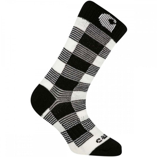 WA516 Womens Thermal Plaid Crew Sock