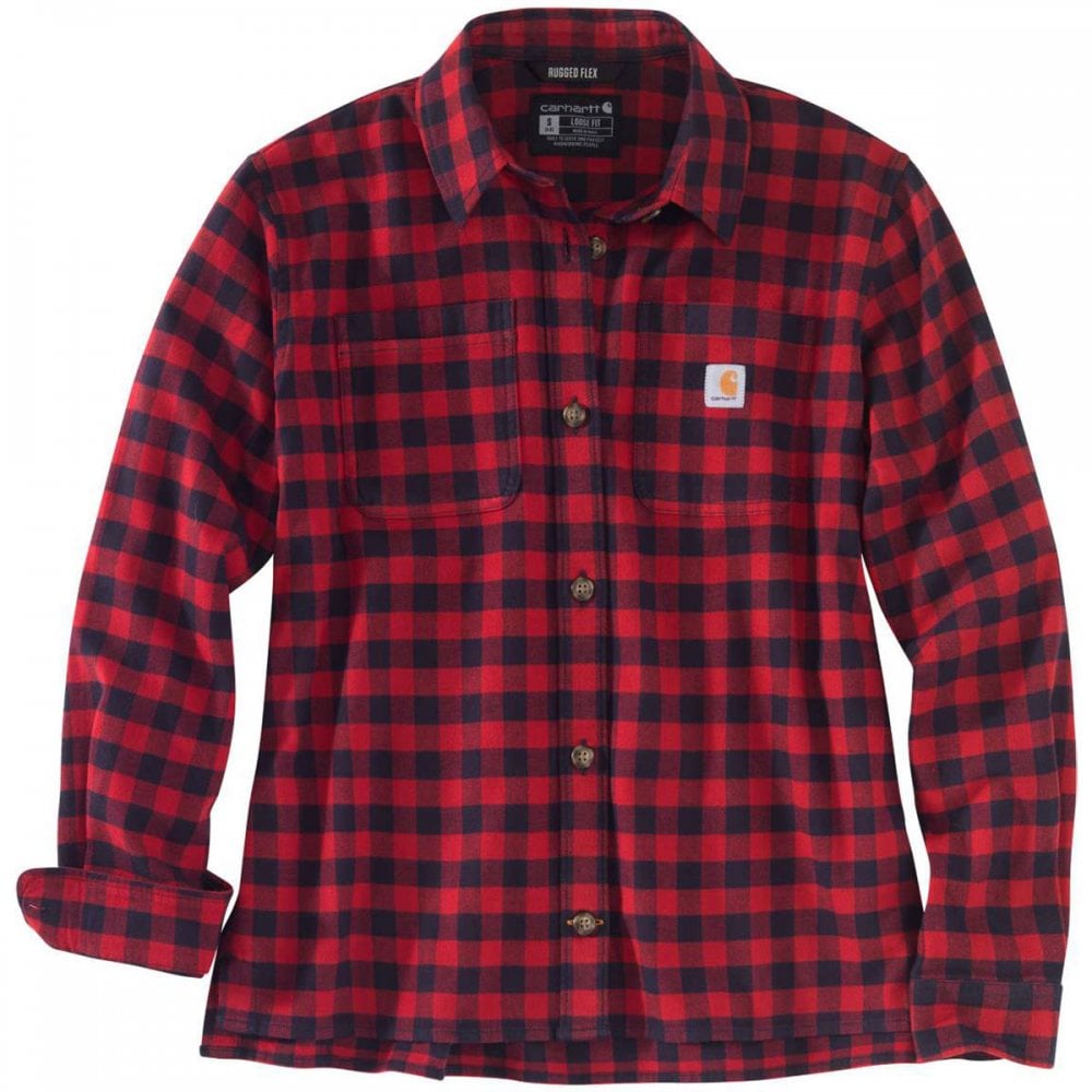 104972 Womens Rugged Flex Flannel Shirt