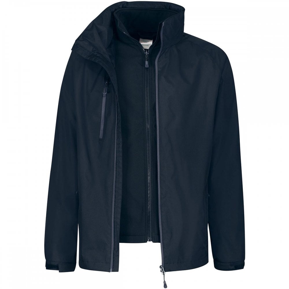 TRA154 Mens Honestly Made Recycled 3 In 1 Waterproof Jacket
