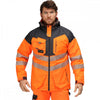 TRA340 Mens Hi-Vis Waterproof Reflective Parka Jacket