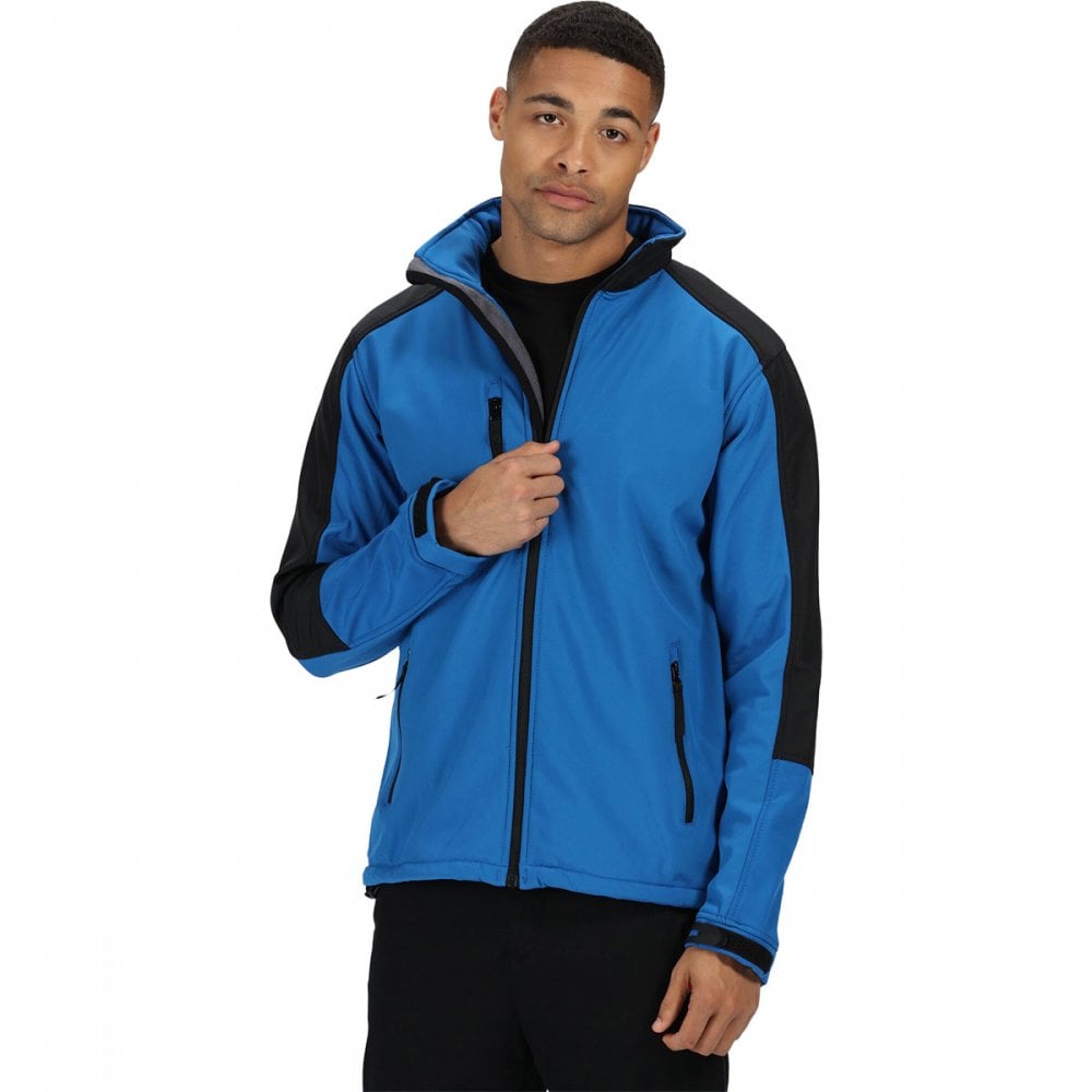TRA650 Mens Hydroforce 3 Layer Membrane Hooded Softshell Jacket