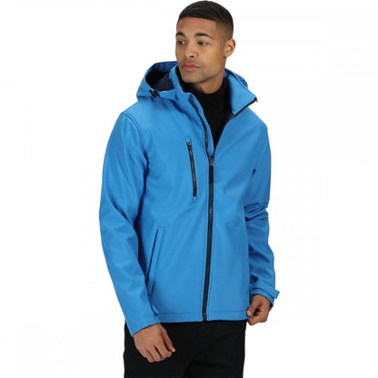 TRA701 Mens Venturer 3 Layer Printable Hooded Softshell Jacket