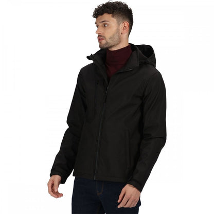 TRA701 Mens Venturer 3 Layer Printable Hooded Softshell Jacket