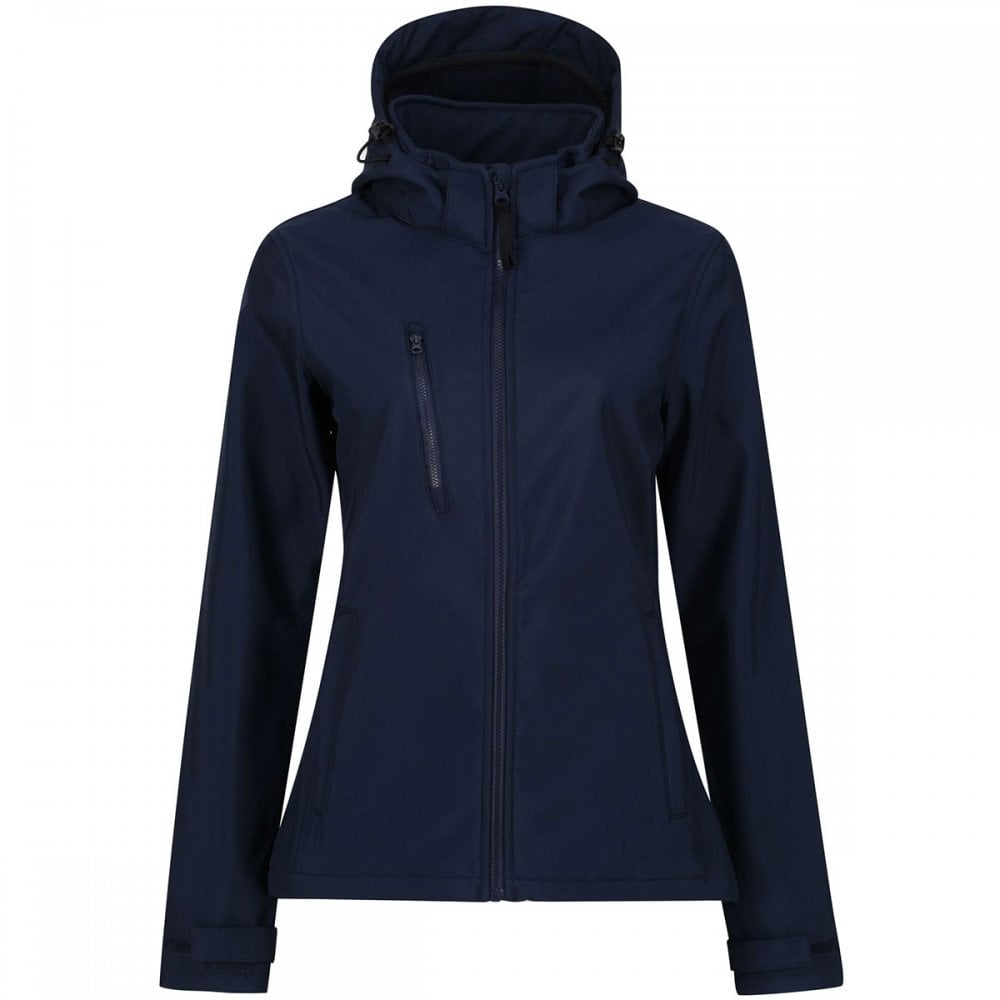 TRA702 Womens Venturer 3-Layer Printable Hooded Softshell Jacket
