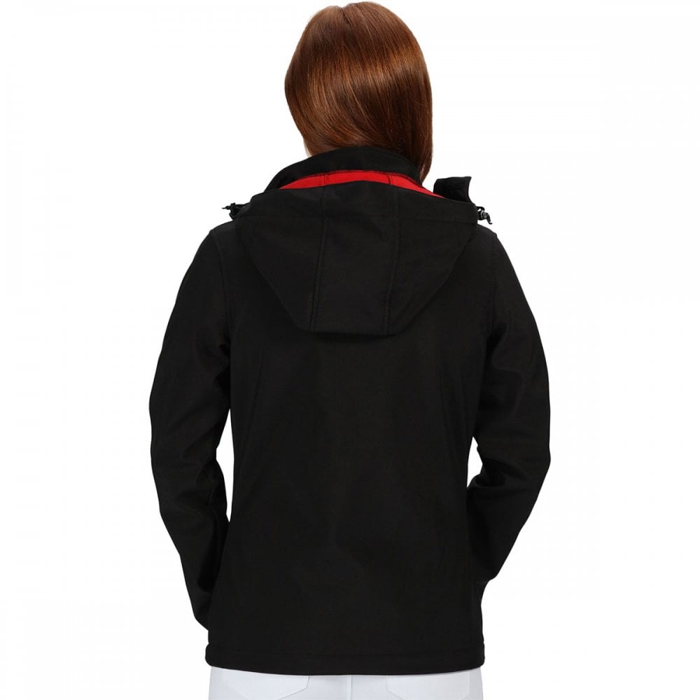 TRA702 Womens Venturer 3-Layer Printable Hooded Softshell Jacket