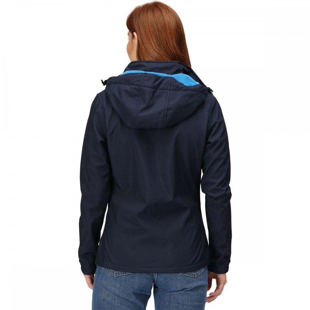 TRA702 Womens Venturer 3-Layer Printable Hooded Softshell Jacket