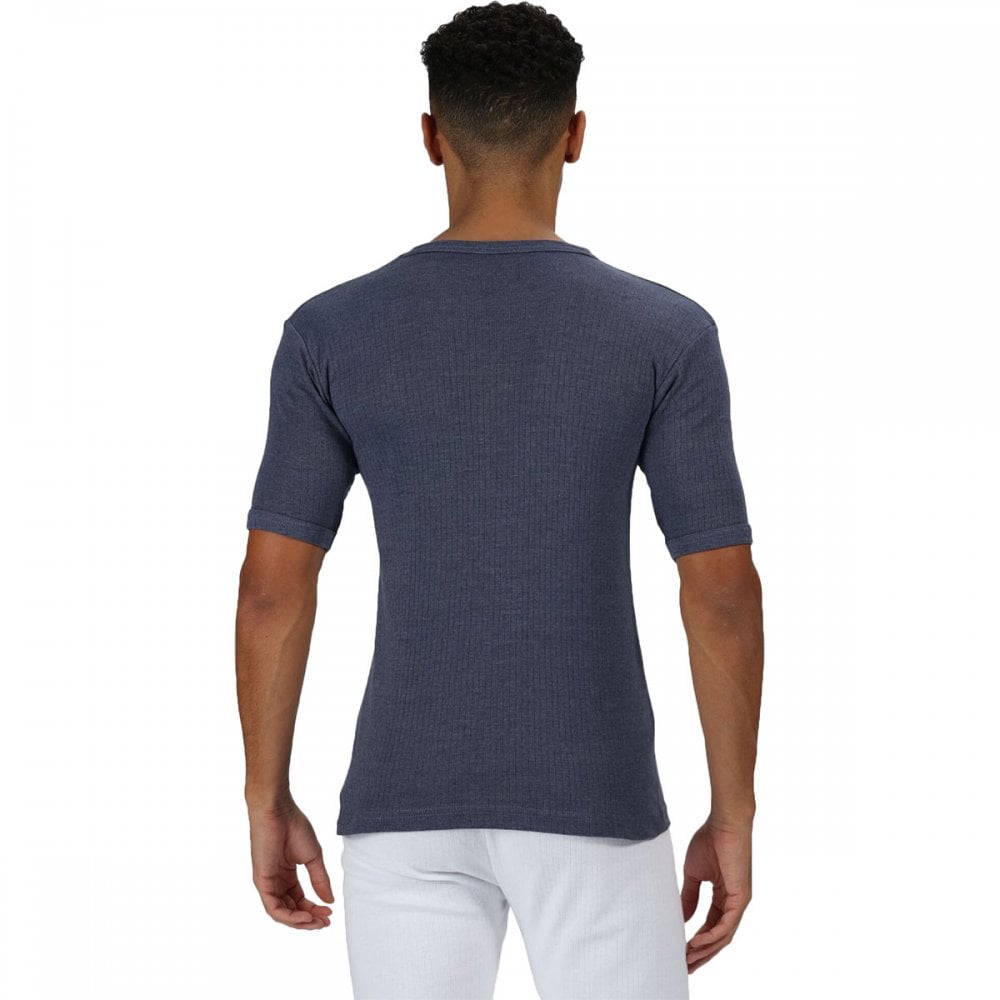 TRU111 Mens Short Sleeve Thermal Vest