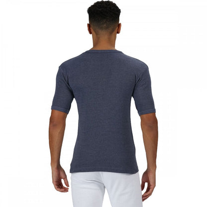 TRU111 Mens Short Sleeve Thermal Vest