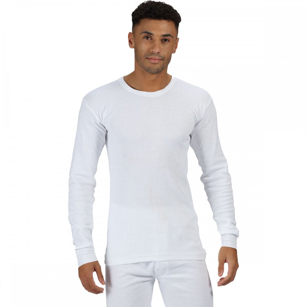 TRU112 Mens Long Sleeve Thermal Vest