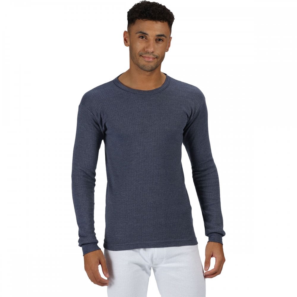 TRU112 Mens Long Sleeve Thermal Vest