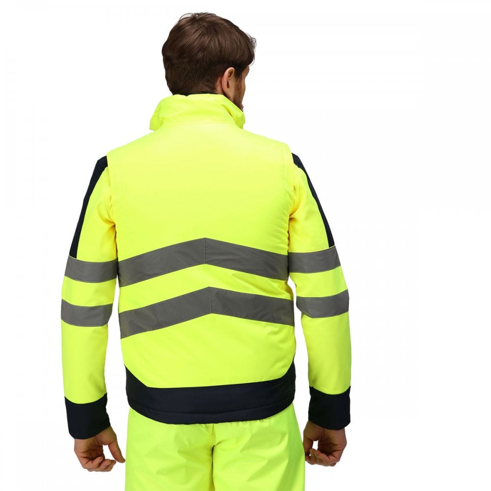 TRA840 Mens Hi Vis Pro Reflective Bodywarmer