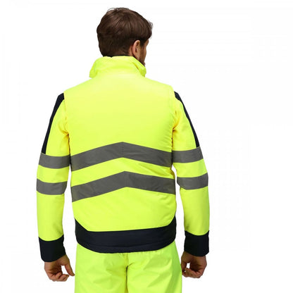 TRA840 Mens Hi Vis Pro Reflective Bodywarmer