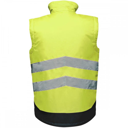 TRA840 Mens Hi Vis Pro Reflective Bodywarmer
