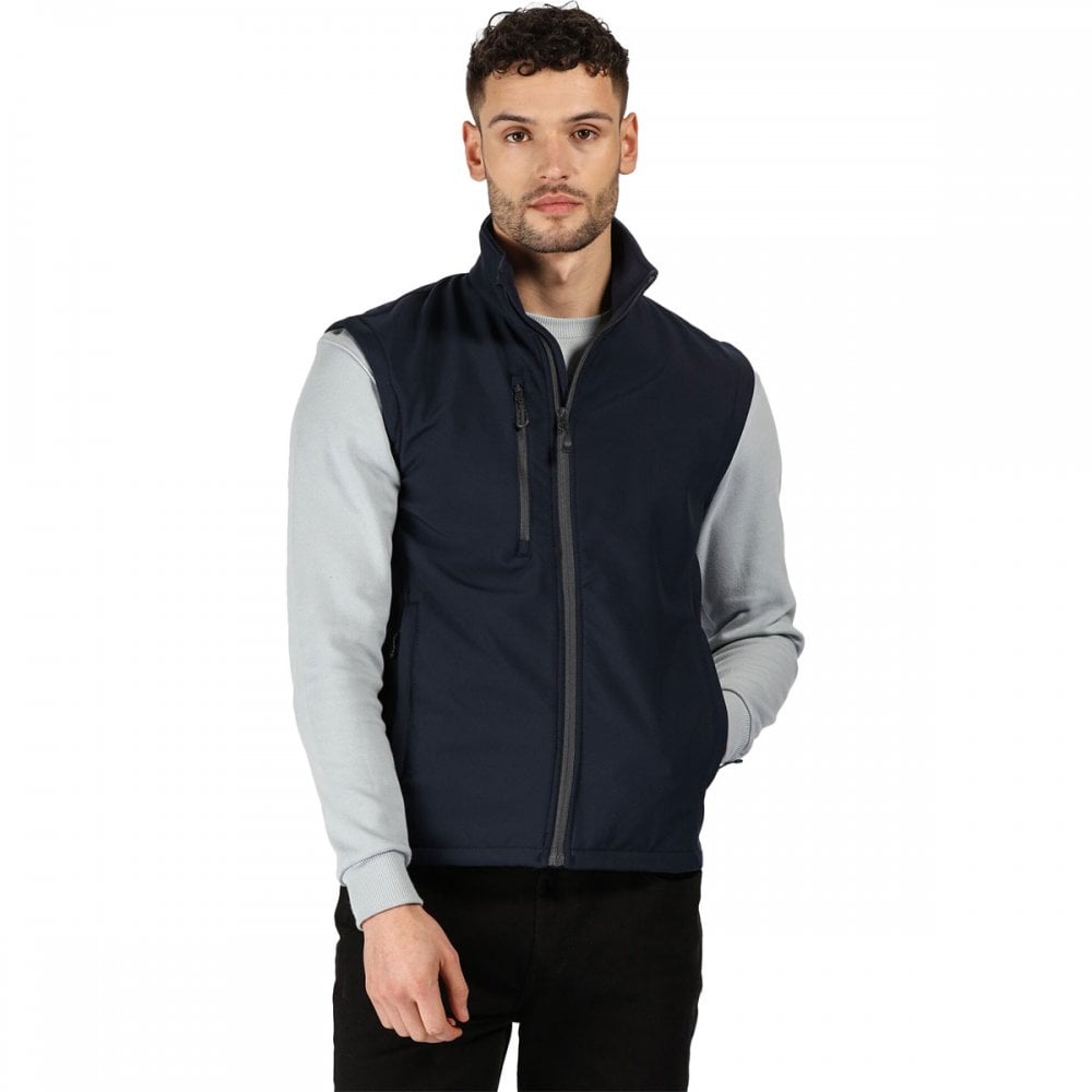 TRA858 Mens Honestly Made Recycled Printable Softshell Bodywarmer