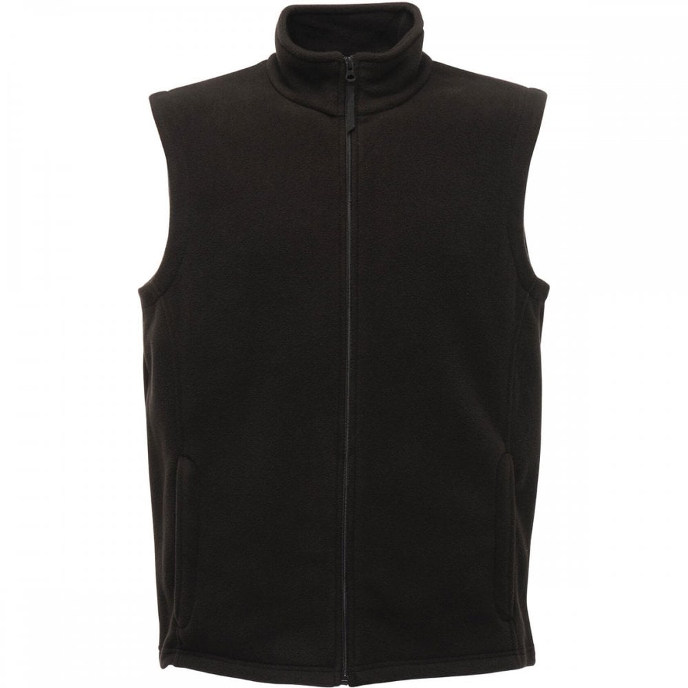 TRA801 Mens Micro Fleece Bodywarmer Black XL *One Size Only - Outlet Store*