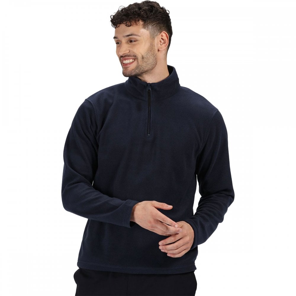 TRF549 Mens Micro Zip Neck Fleece