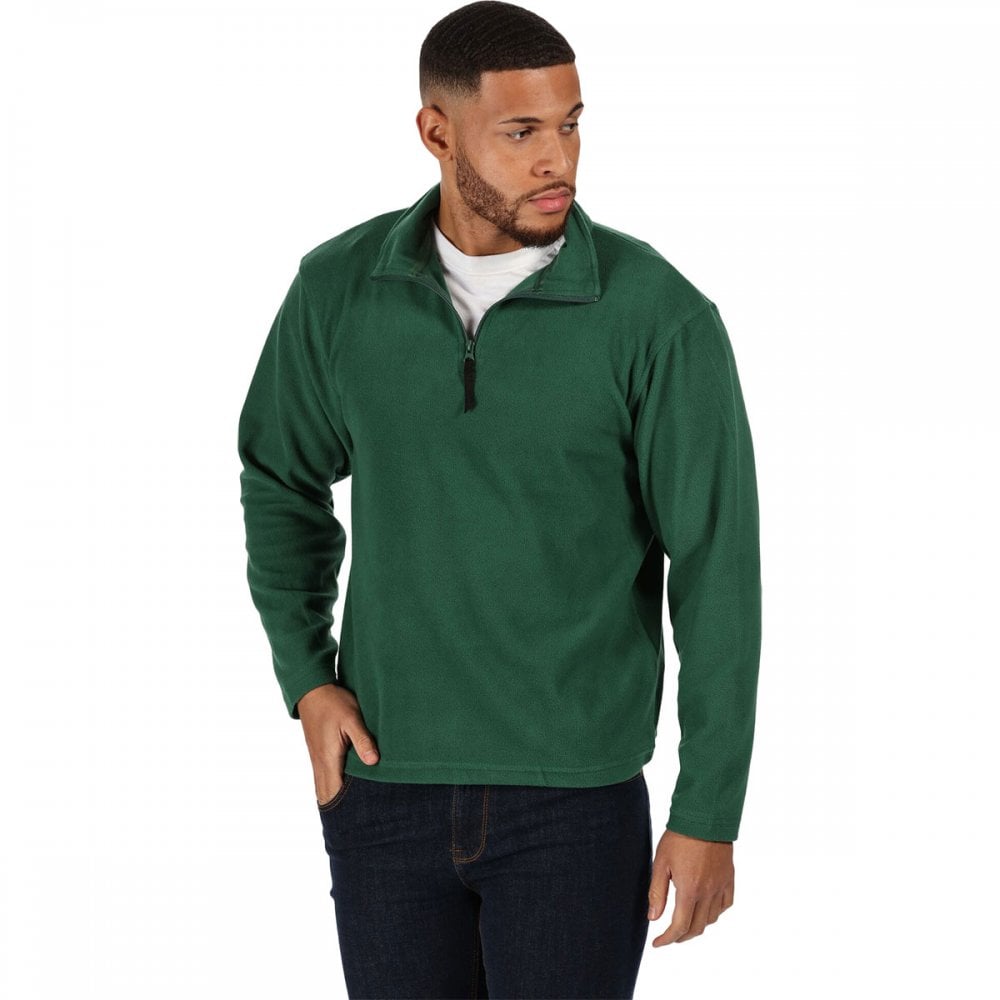 TRF549 Mens Micro Zip Neck Fleece