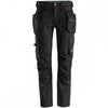 6208 LiteWork Trousers+ 4 Way Stretch Detachable Holster Pockets Black - Slim Fit Black 32" 33" *One Size Only - Outlet Store*