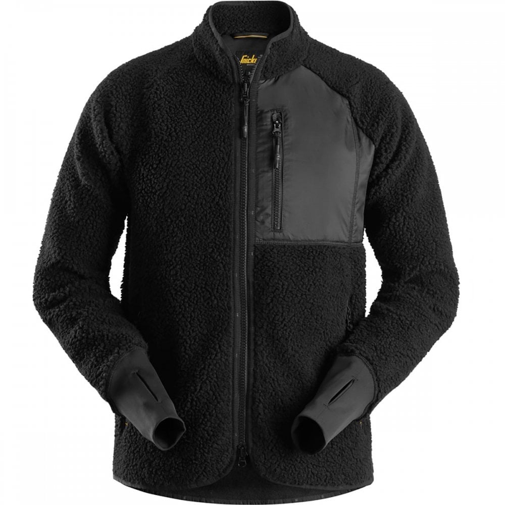 8021 AllroundWork Pile Full Zip Jacket Black XL *One Size Only - Outlet Store*