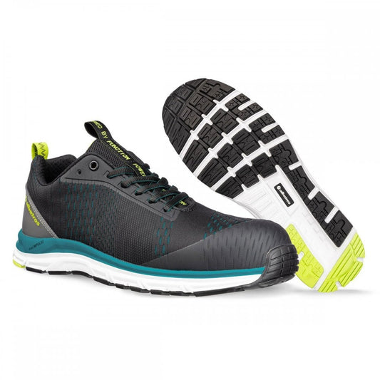 AER55 Impulse Low S1 Safety Trainer Black/Blue