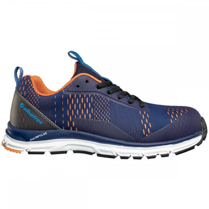 AER55 Impulse Low S1 Safety Trainer Blue/Orange
