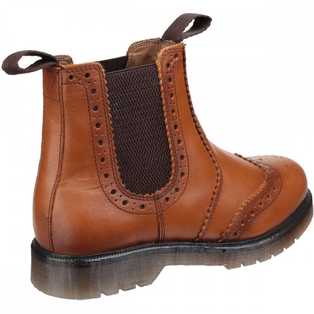 Dalby Pull On Brogue Boot