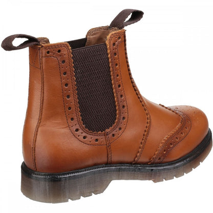 Dalby Pull On Brogue Boot