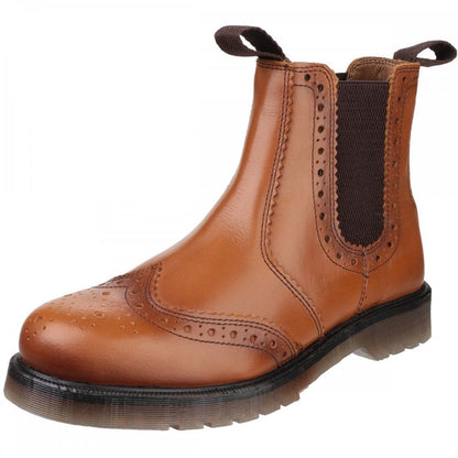 Dalby Pull On Brogue Boot