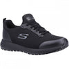 Squad Slip Resistant Wide Slip Resistant Womens Occupational Shoe UK6 - EU39 - US9 Black *One Size Only - Outlet Store*