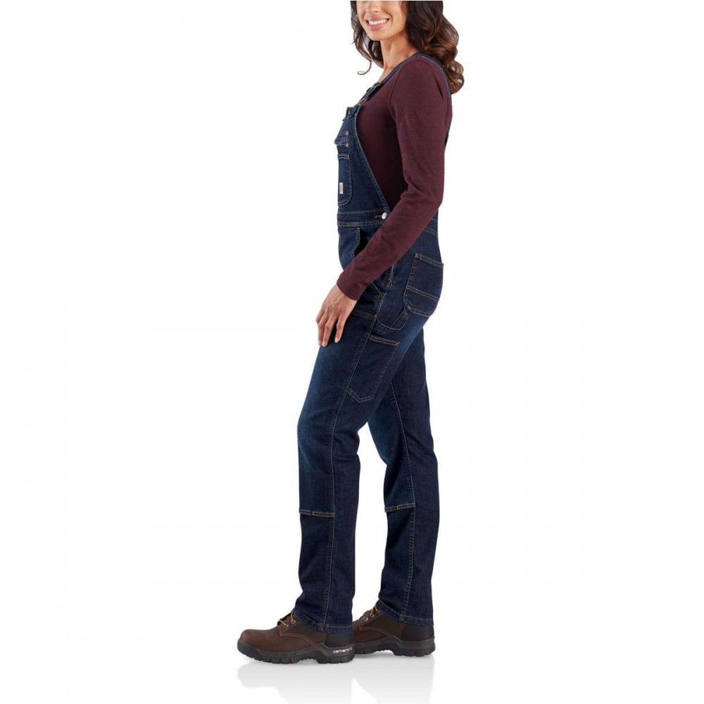 104044 Womens Denim Rugged Flex® Double Front Bib Overall