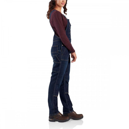 104044 Womens Denim Rugged Flex® Double Front Bib Overall