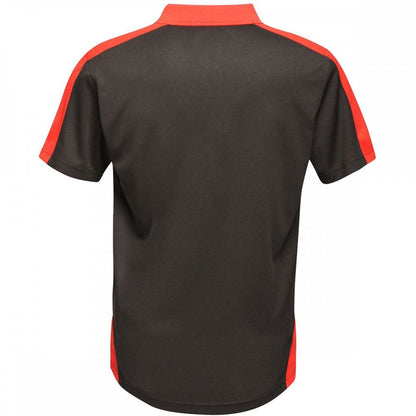 TRS174 Mens Contrast Coolweave Quick Wicking Polo Shirt