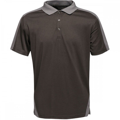TRS174 Mens Contrast Coolweave Quick Wicking Polo Shirt