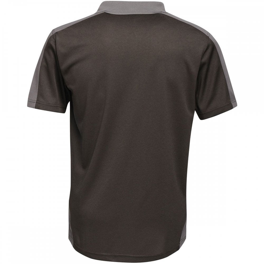 TRS174 Mens Contrast Coolweave Quick Wicking Polo Shirt