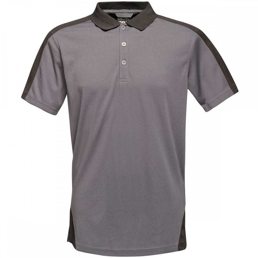 TRS174 Mens Contrast Coolweave Quick Wicking Polo Shirt