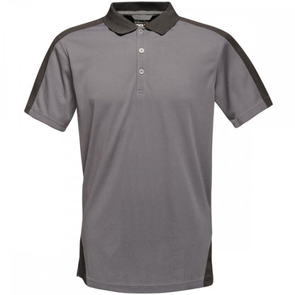 TRS174 Mens Contrast Coolweave Quick Wicking Polo Shirt
