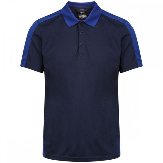 TRS174 Mens Contrast Coolweave Quick Wicking Polo Shirt