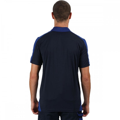 TRS174 Mens Contrast Coolweave Quick Wicking Polo Shirt