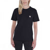 103067 Loose Fit Heavyweight Short-Sleeve K87 Pocket T-Shirt Black L *One Size Only - Outlet Store*