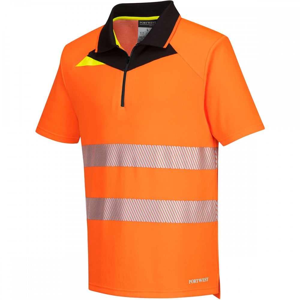 DX4 Hi-Vis Polo Shirt Short Sleeve