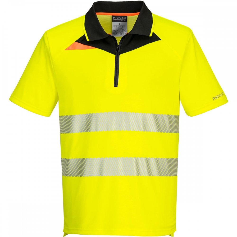 DX4 Hi-Vis Polo Shirt Short Sleeve