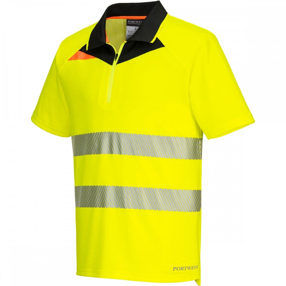 DX4 Hi-Vis Polo Shirt Short Sleeve