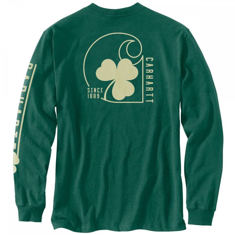 105233 Shamrock Graphic T-Shirt Long Sleeve
