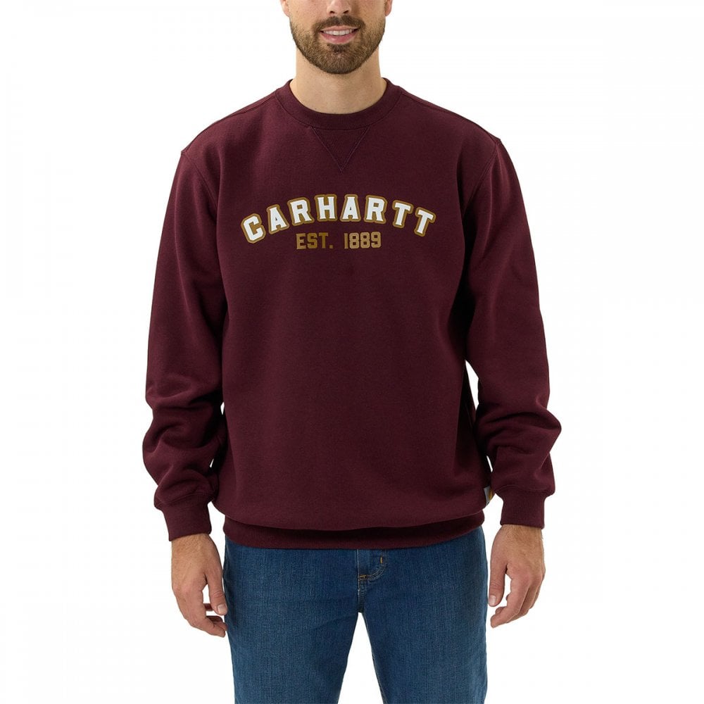 105613 Crewneck Logo Graphic Sweatshirt
