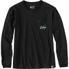 105624 Womens Shamrock Graphic T-Shirt Long Sleeve